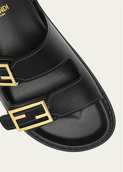 fendi fur slides womens|Fendi slides with buckle.